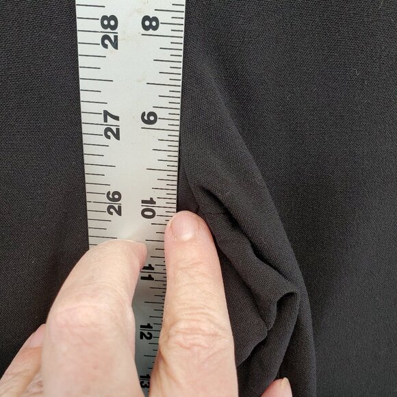 Halogen Women Dress Pants Straight Leg Side Zip Flat Front Stretch Size 4 - Picture 3 of 11